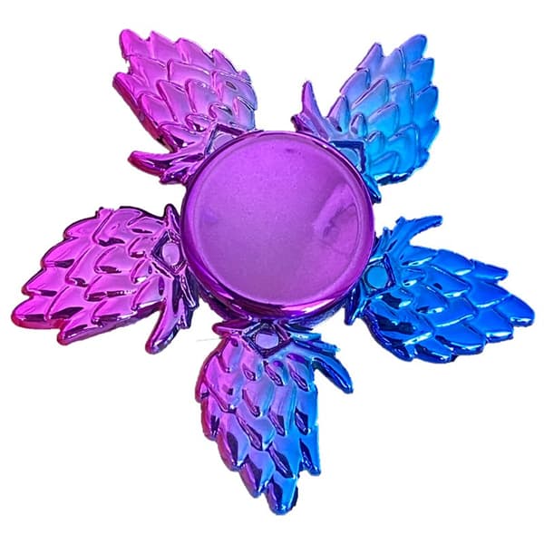 Färgglada fidget spinners, plast gradient stressreducerande leksak (Gradient Färg 3)