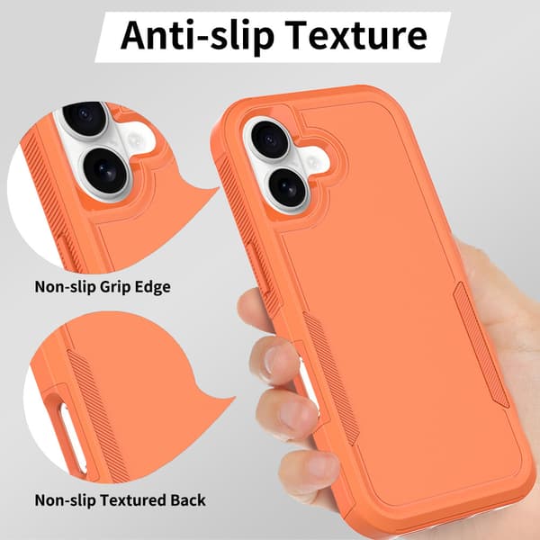 iPhone 17 Stødsikkert Telefoncover, Sort