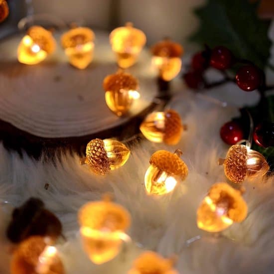 Fairy Lamp – LED lys, 3 meter til 30 lamper – Dekorative fyrrekogleformede stemningslys