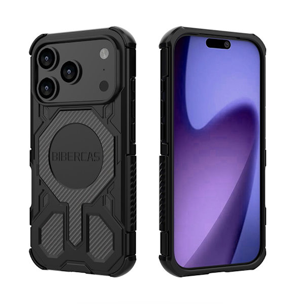 iPhone 17 Pro Støtsikkert Telefondeksel, Svart