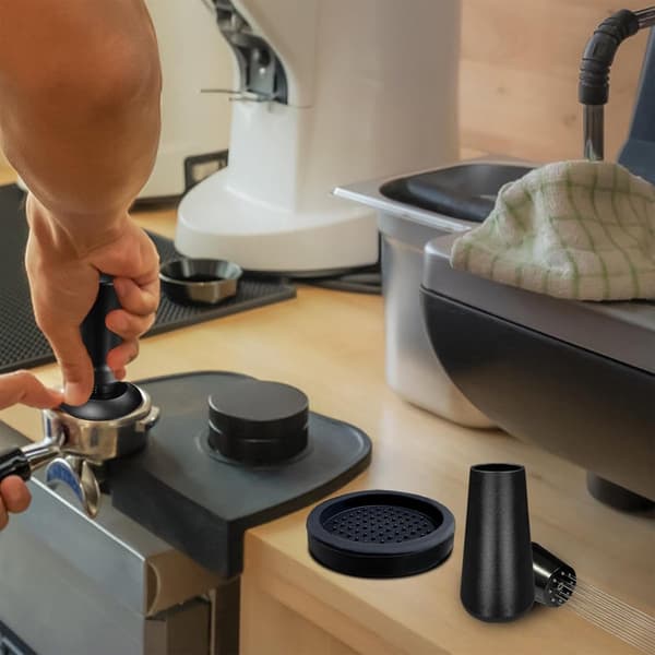 Kaffetamper, Kaffetamper 22 Dele, Espresso Tilbehørssæt med 58 mm Kaffetamperværktøj
