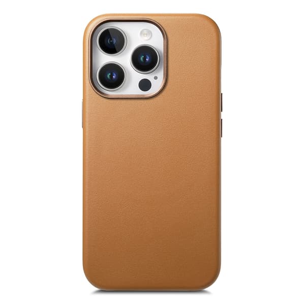 iPhone 15 Pro Puhelinkotelo, Pudotussuoja, Ruskea