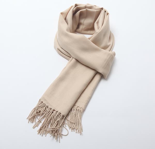 Skjerf Dame Vinter Skjerf Dame Vinter Skjerf Ekstra Langt Skjerf Sjal 200*60cm Beige
