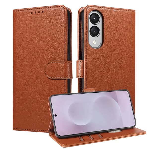 Samsung Galaxy S25 EDGE Stødsikkert Telefoncover (Brun)