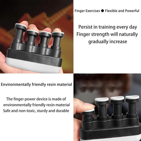 1 st Set Greppbräda Förstärkare Gitarr Tränare Finger Träningsverktyg Greppbräda Förstärkare Greppbräda Tränare Svart Lämplig för Gitarr,