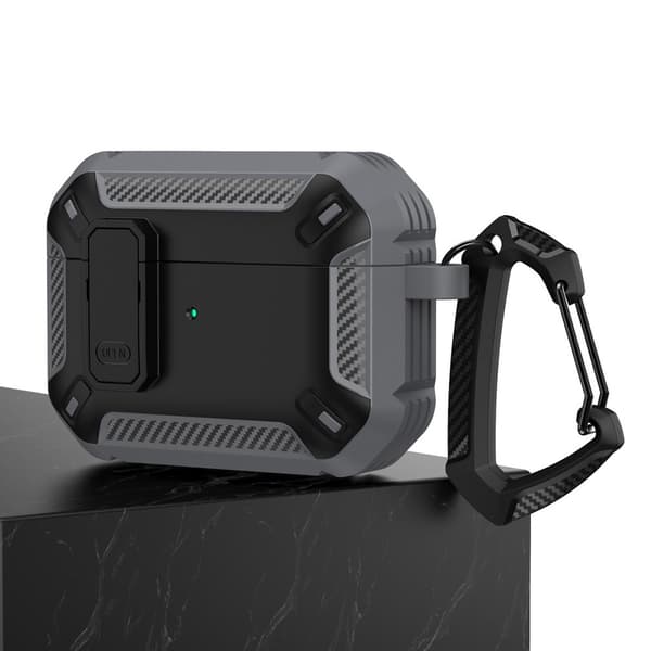 AirPods 1./2. generation, etui til høretelefoner, matte ørepropper, grå
