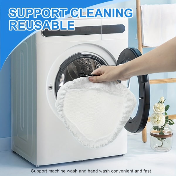 6x Ångmoppdynor med dragsko för Vileda Steam Plus | Refiller – Ångmopp & Spray Mikrofibermoppdyna Mopprefill