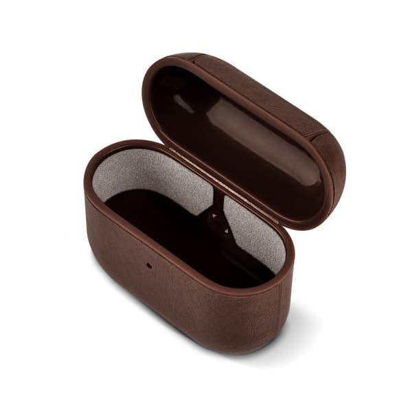 iPhone AirPods 4, Øretelefonetui, Læderetui (Sort)