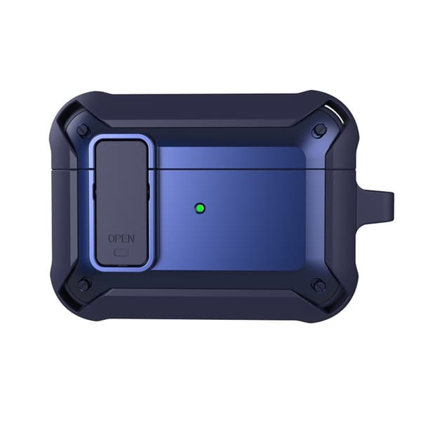 iPhone AirPods 1. og 2. generasjon, øretelefonetui, PC-etui, blå