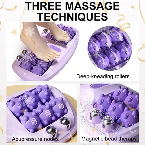 Fodmassager - Bærbar Fodmassager - Lilla