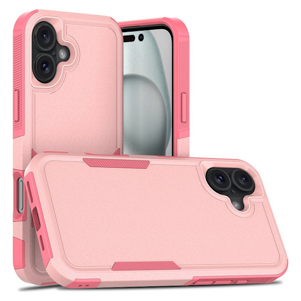 iPhone 17 Støtsikkert Telefondeksel, Rosa
