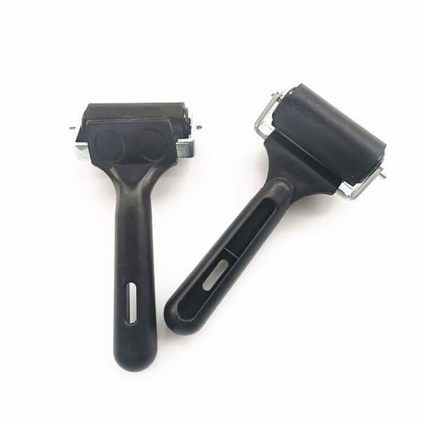 Färgroller 2-pack, Gummiroller, Bläckroller, Limroller för Bläckfärg Blockstämpling, Tryckning, Grafik, Tapeter och Hantverk (5,5 cm)