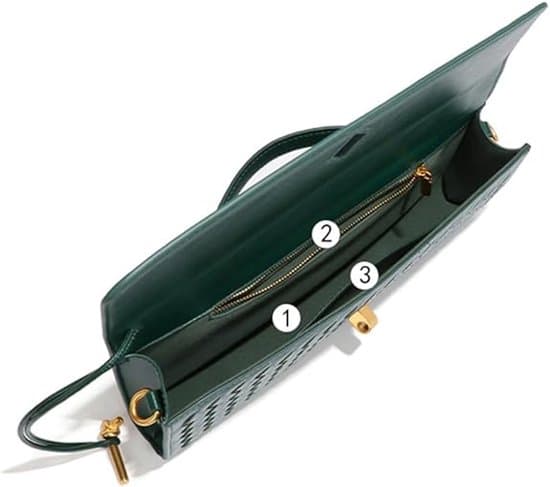 Skulderveske for kvinner - Motevevd - Clutch