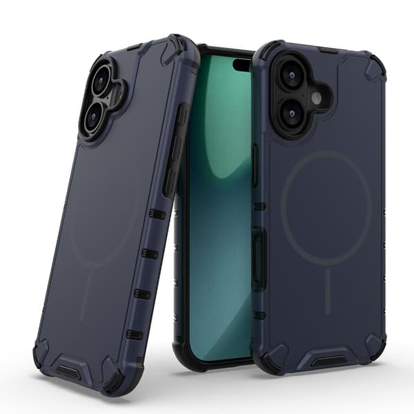 Kompatibelt med iPhone 17 mobilskal, fallsäkert mobilskal, mörkblått