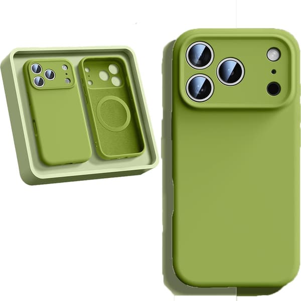 iPhone 17 Pro Max Silikon Deksel, Grønn