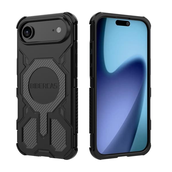 iPhone 17 Air Stötsäkert Mobilskal, Svart