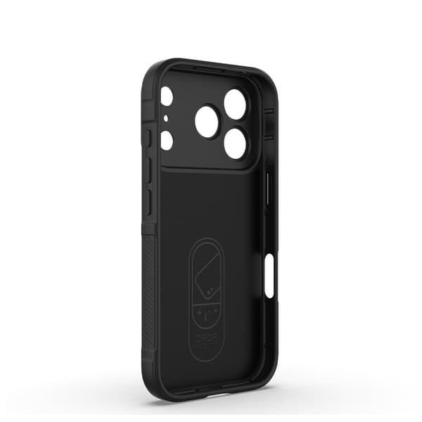 iPhone 17-PRO-MAX telefondeksel, mykt deksel, hvit