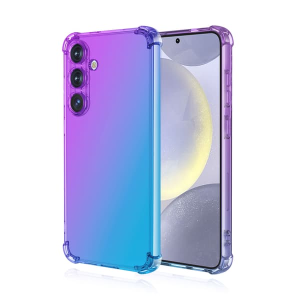 Samsung Galaxy S23 Plus Telefondeksel, Gradient, Støtsikkert (Lilla Blå)
