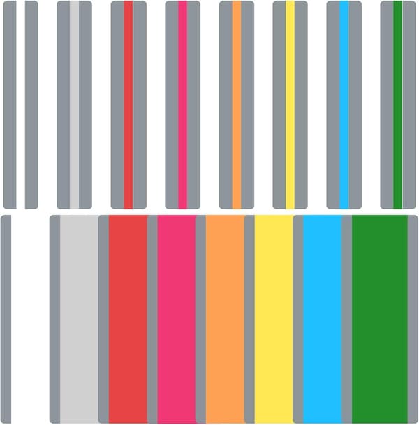 16-pack Läslinjal med läslinjer - Lässtöd - 7cm och 3.2cm