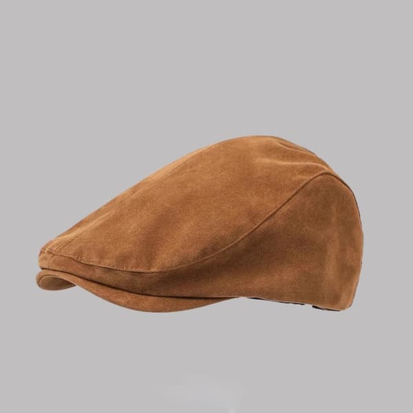 Retro gadehat i japansk stil, moderigtig hat i britisk stil til efterår/vinter, khaki