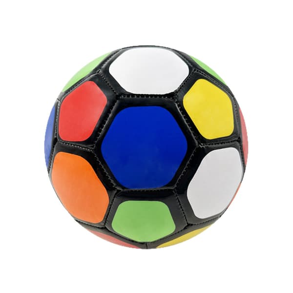 15 cm børnefodbold, miljøvenlig børnefodbold, regnbuedesign