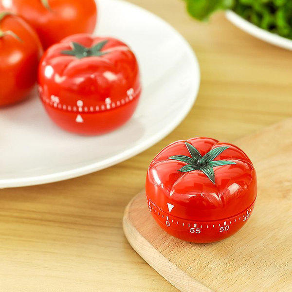 Køkkenur 1-60 Minutter, 360 Graders Madlavningsværktøj Mekanisk Nedtællings Pomodoro Timer,