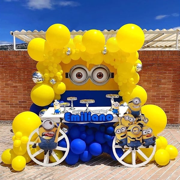 Gule Ballonger 12 Tommer, 100-Pakning Gule Lateksballonger for Bursdag Babyshower Jul Minions Bie Festdekorasjoner (med Gult Bånd)
