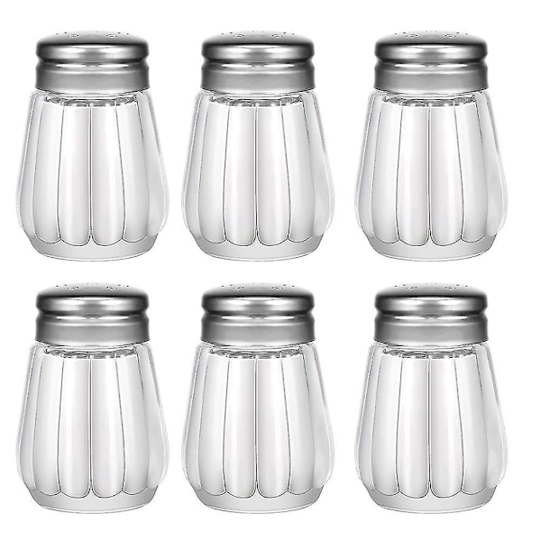 Mini Salt- och Pepparkvarnar - 0,5 oz Glaskropp - Restauranganvändning - Form 2 shape2