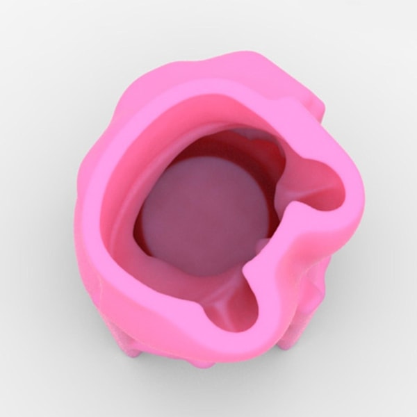 Silikonform 3D Söt Flicka Blomkruka Form DIY Handgjorda Hantverk