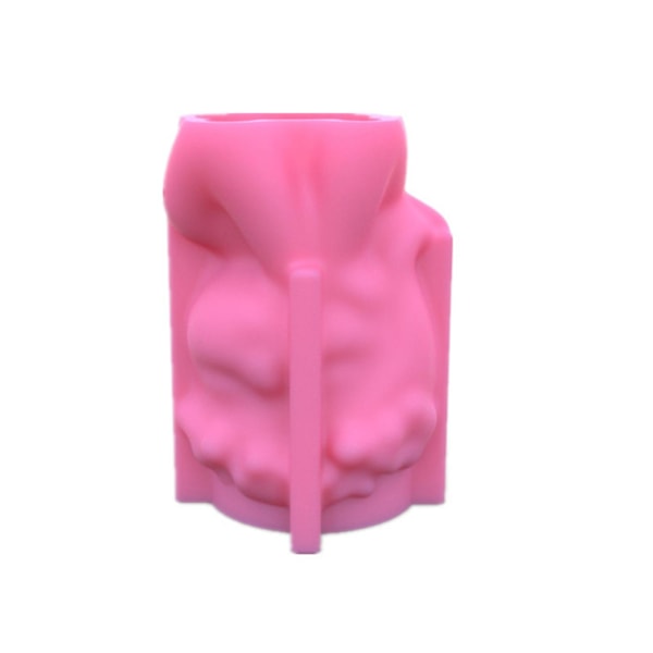 Silikonimuotti 3D Söpö Tyttö Kukkaruukku Muotti DIY Käsintehdyt Askartelut