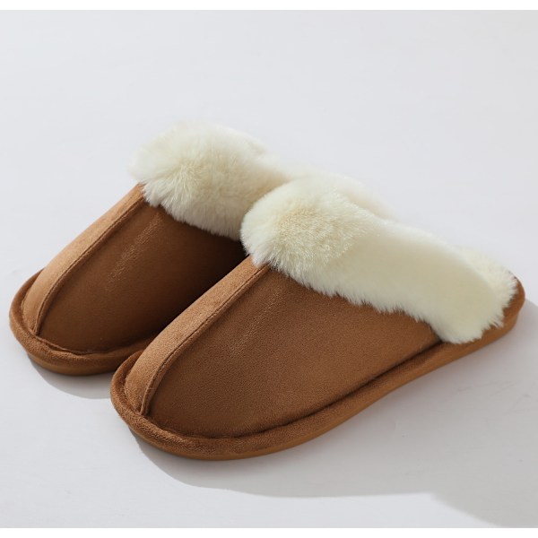 Herre/Dame Fluffy Hjemmesko Vinter Hjemmesko Skridsikre Varme Komfortable Hjemmesko Sko 40-41