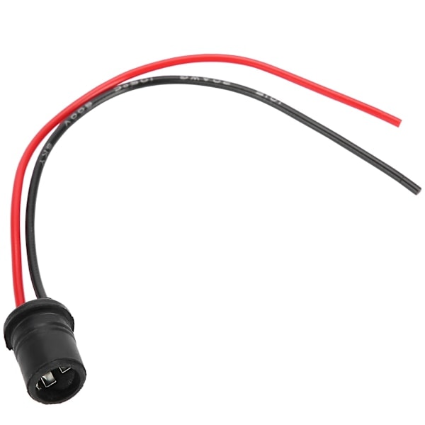 Svart kabelhärva sockel Förkopplad sockel för T10 LED-lampor Xenonlampa sockel 6