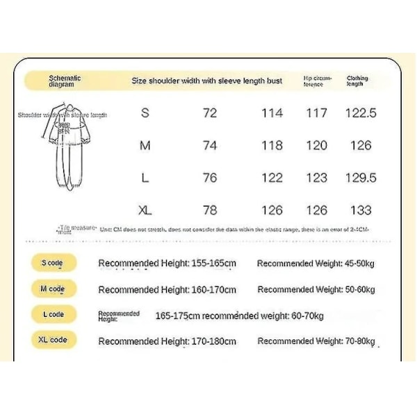 Teletapit Yksiosainen Pyjama Aikuisille Paksuuntunut Korallifleece Keltainen XL yellow xl