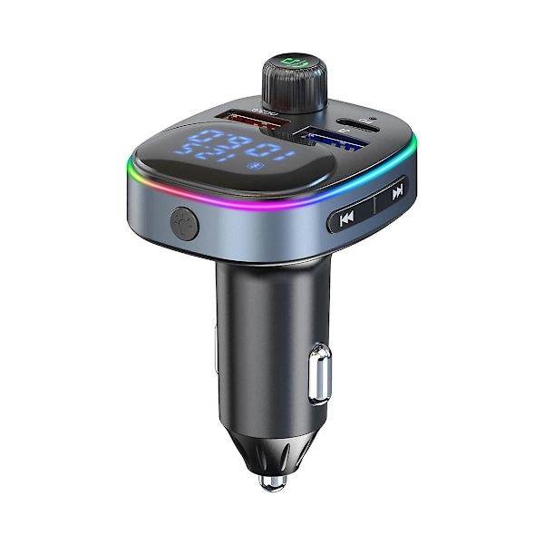 Bil Bluetooth 5.0 Mp3-spelare Multifunktionell Universell Tändare Su