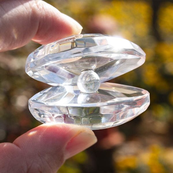 Håndlavede Klare Krystalskals Ornamenter, Glas Samlerobjekter Hjem Bryllupsindretning Gave til Mor