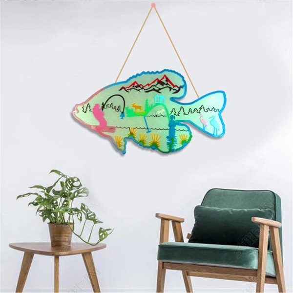 Fiske Ornamenter Silikoneform Resin Støbe Vedhæng Form Til Skrivebord