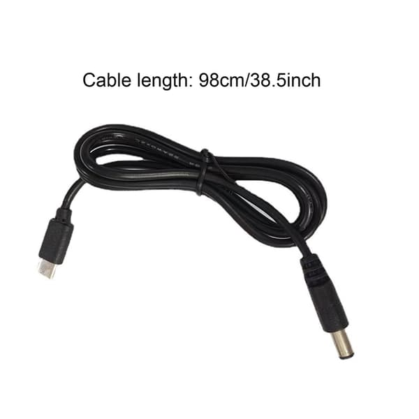 USB C PD til 12V 2.5/3.5/4.0/5.5mm Strømforsyningskabel til Dot 3/4