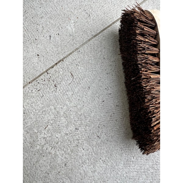 Stiv trähårds handborste, trä, naturlig.