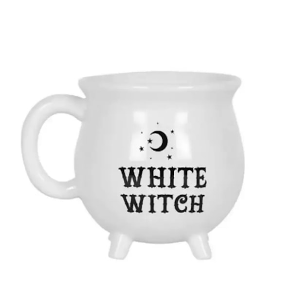 Något annorlunda Häxbrygd vattenkokare mugg, vit (350ml) White