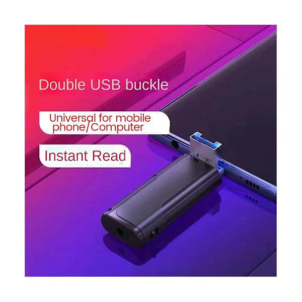 USB-minne MP3 Mini Recorder Penna 3 Funktioner Digital Audio