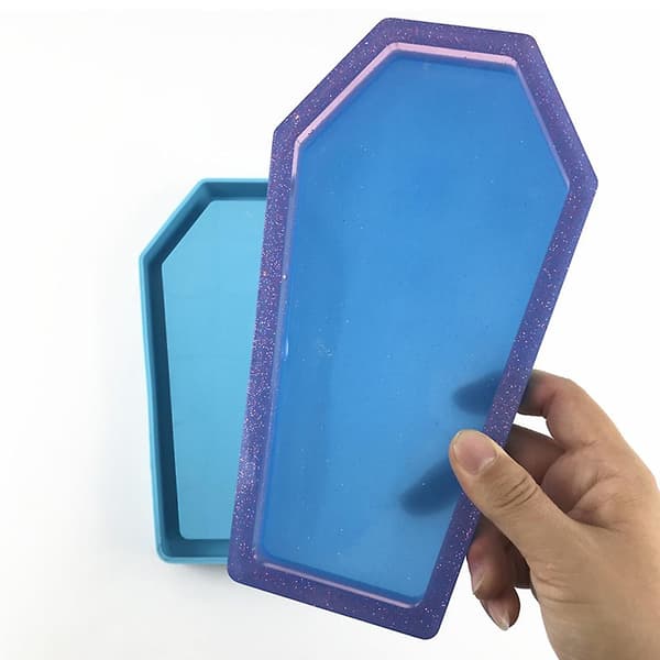 DIY Frugtplade Støbeform Serveringsbakke Krystal Epoxy Form Co