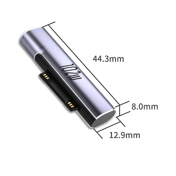 102W USB C Type C PD -pikalatausmuunnin Surface Pr -laitteille
