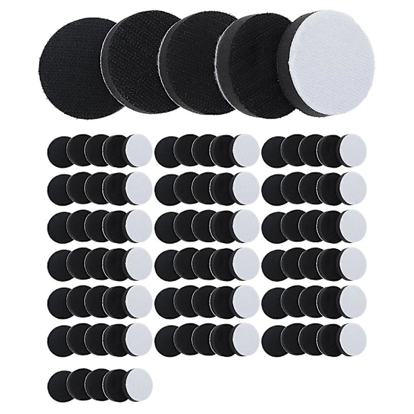 100 stk. 50 mm blød densitet interface pad svampepude buffer bagside