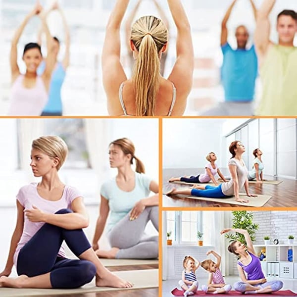 4 par andningsbara yogastrumpor för kvinnor med grepp, halkfria strumpor med öppen tå för dans, pilates, balett Purple