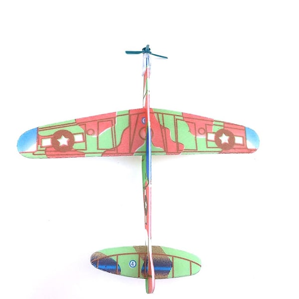 Mini Skum Handgjord Kasta Flygande Flygplan Segelflygplan Gör-det-själv Montering