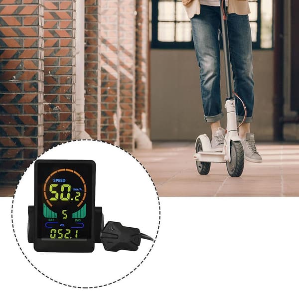 M7c Elektrisk Cykel LCD Display Farvemåler 24v-60v E Scooter LCD