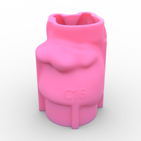 Silikonimuotti 3D Söpö Tyttö Kukkaruukku Muotti DIY Käsintehdyt Askartelut