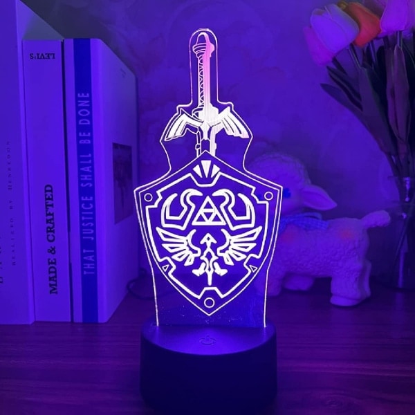 3D Illusion Natlampe Legend of Zelda Sengelampe Zelda L