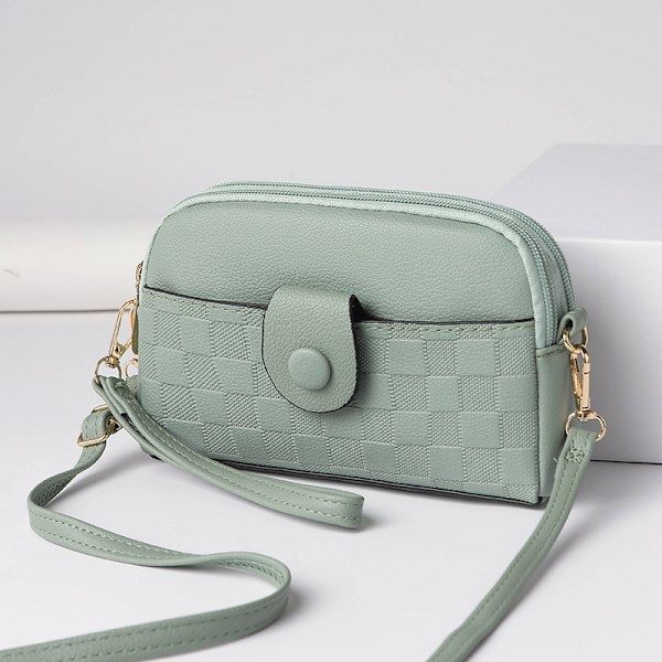 Mr. Puffe Vår Kvinnors Satchel Mode Trend Kvinnors Satchel Mjukt Läder Alla Enkla Axelväska Crossbody Väska Ny Liten Väska Kvinnor Khaki Khaki