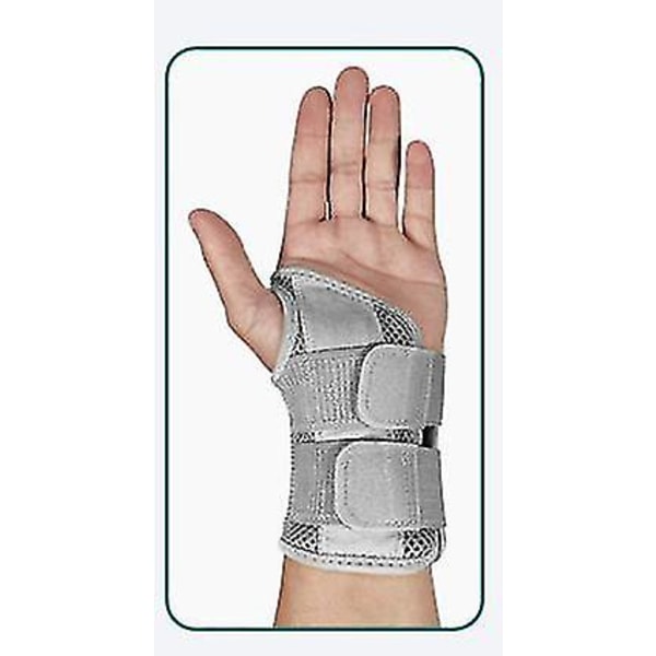 1 st Karpaltunnel handledsstöd, andningsbar handledsskena, nattstöd Justerbara remmar för tendinit artrit right hand L